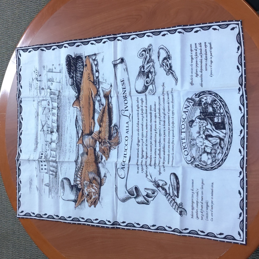 Cacciucco alla Livornese Kitchen Towel